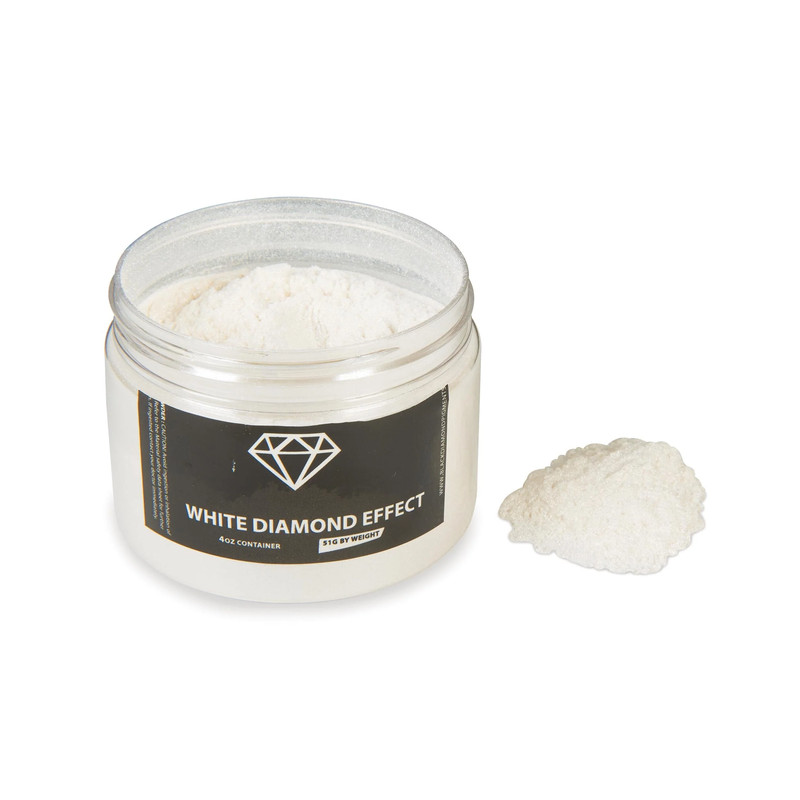 Mica Powder - 51 Grams - Color:White Diamond Effect